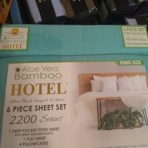 King/California 6 piece sheet set